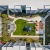aerial view of property courtyard area showing surrounding landscaping